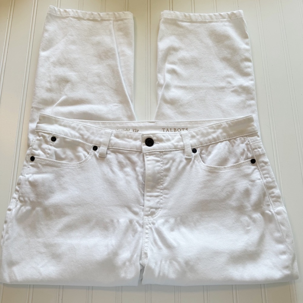 Talbots Heritage Straight Leg Jeans - Size 12 Petite
